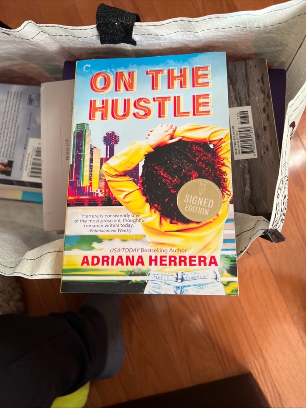 On the Hustle (The Dating in Dallas Series) by Adriana Herrera Signed Copy Book